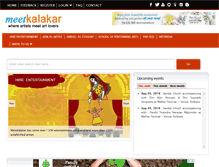 Tablet Screenshot of meetkalakar.com
